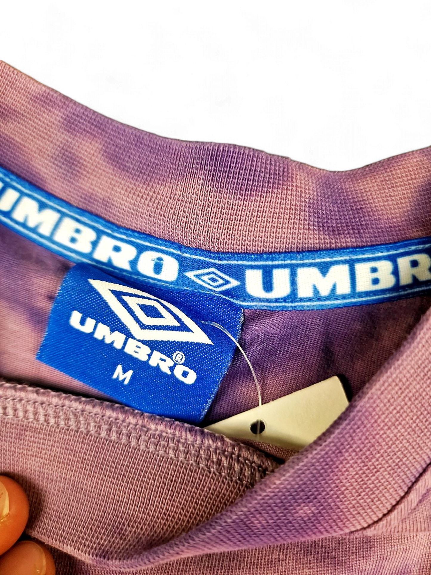 Vintage Umbro Purple Tie-Dye Cotton T-shirt