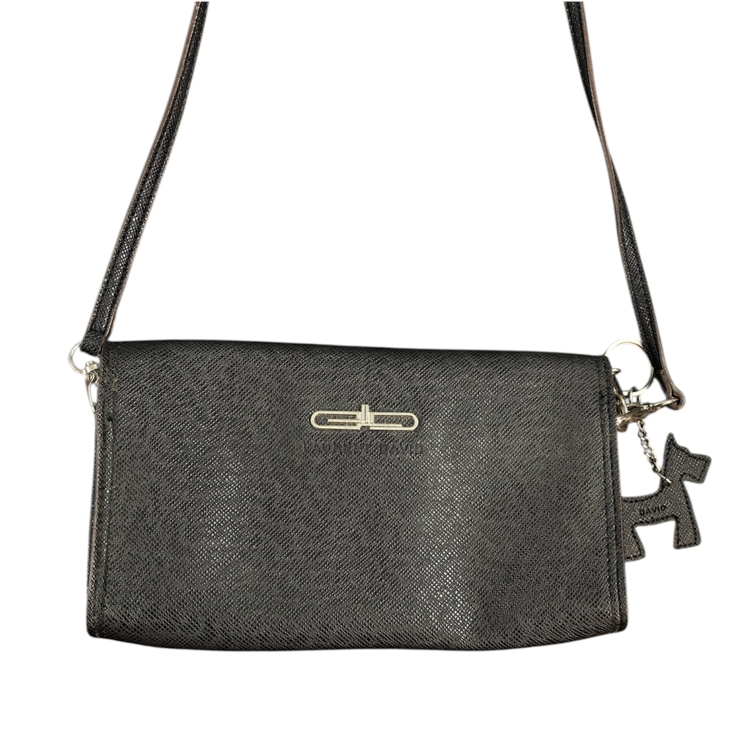 Vintage Laurent David Leather Shoulder Bag