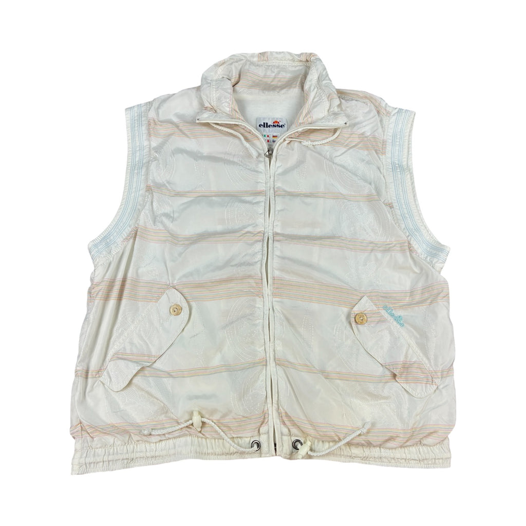 Ellesse Sleeveless Vintage Zip-Up Vest
