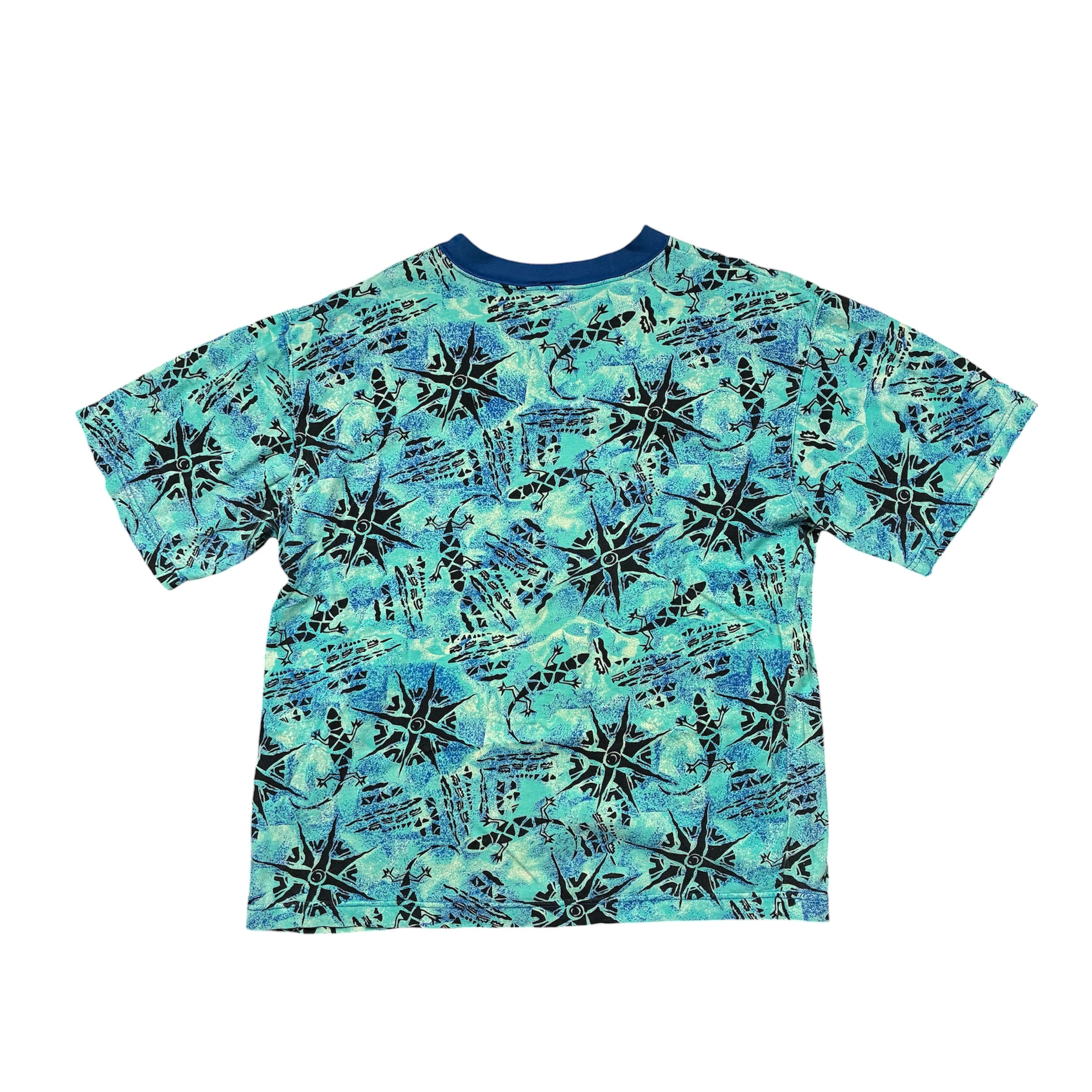 Blue Pattern T-Shirt