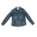 Slim Fit Wrangler Jeans Shirt - Dark Blue Wash