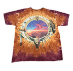 Liquid Blue Tribal Acid Tie-Dye T-shirt