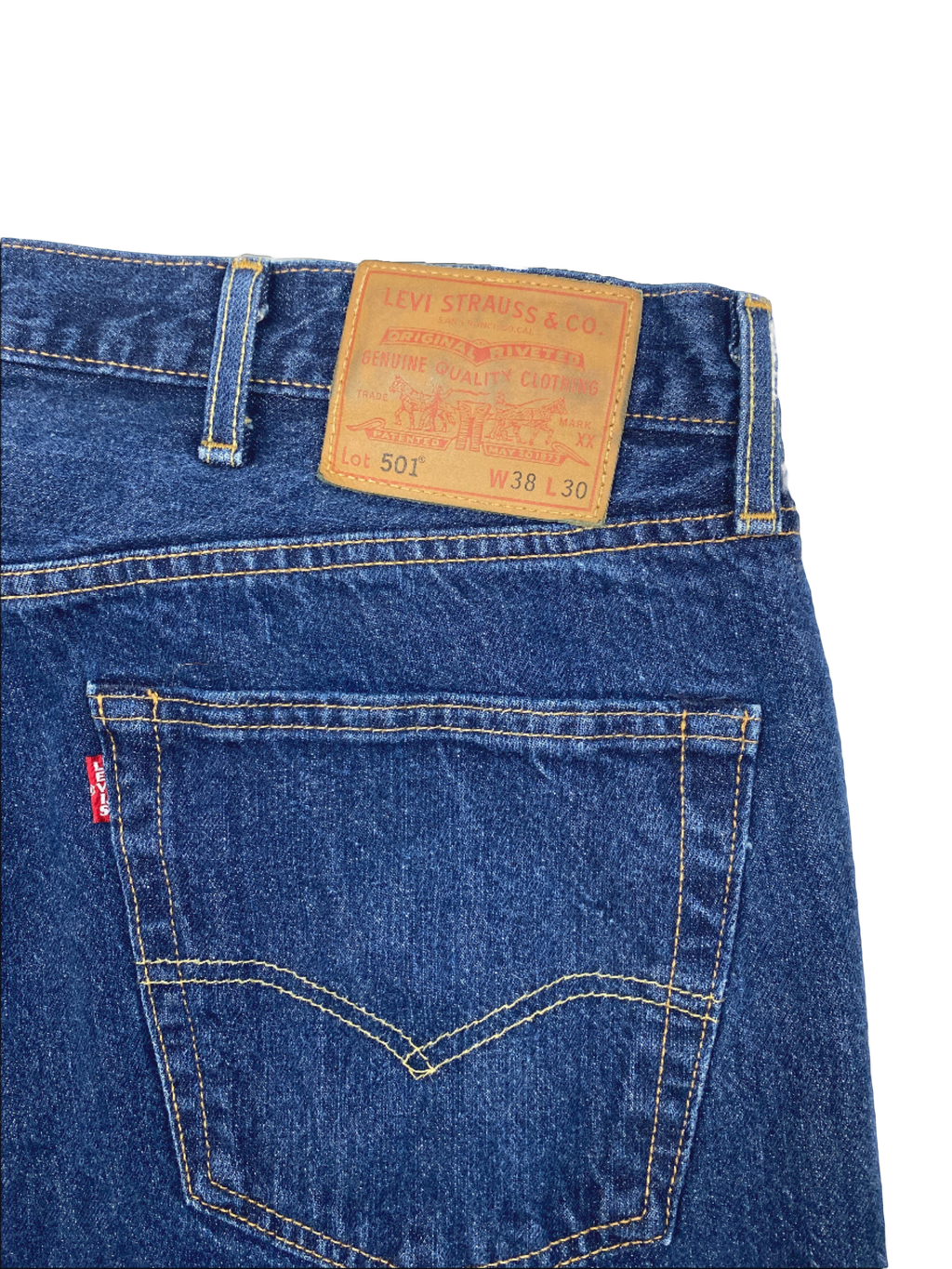 Levis 501 Premium Jeans Dark Blue