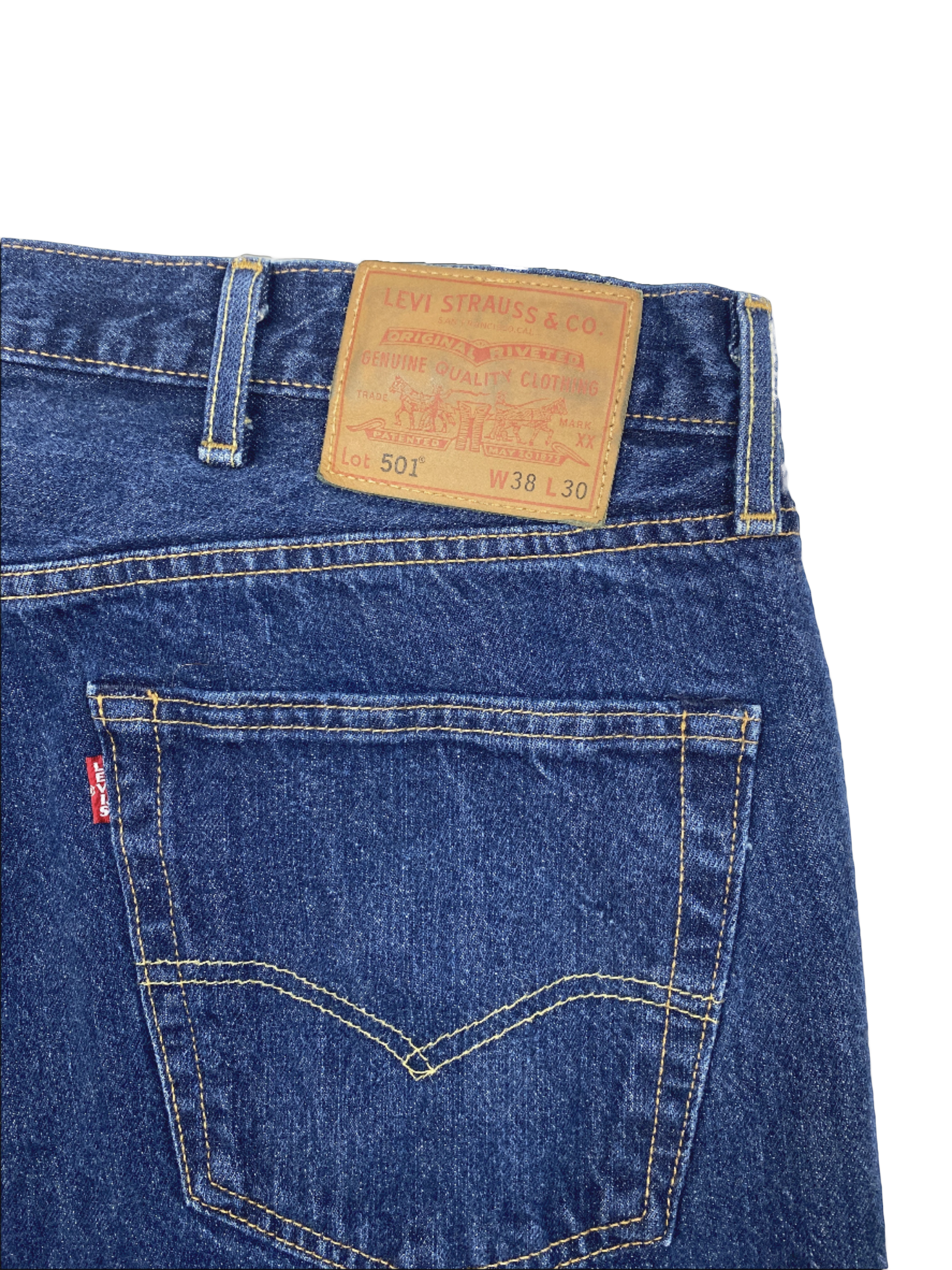 Levis 501 Premium Jeans Dark Blue