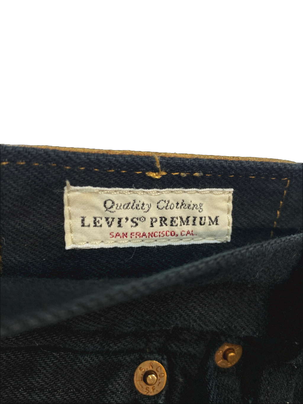 Levis 501 Premium Jeans Black