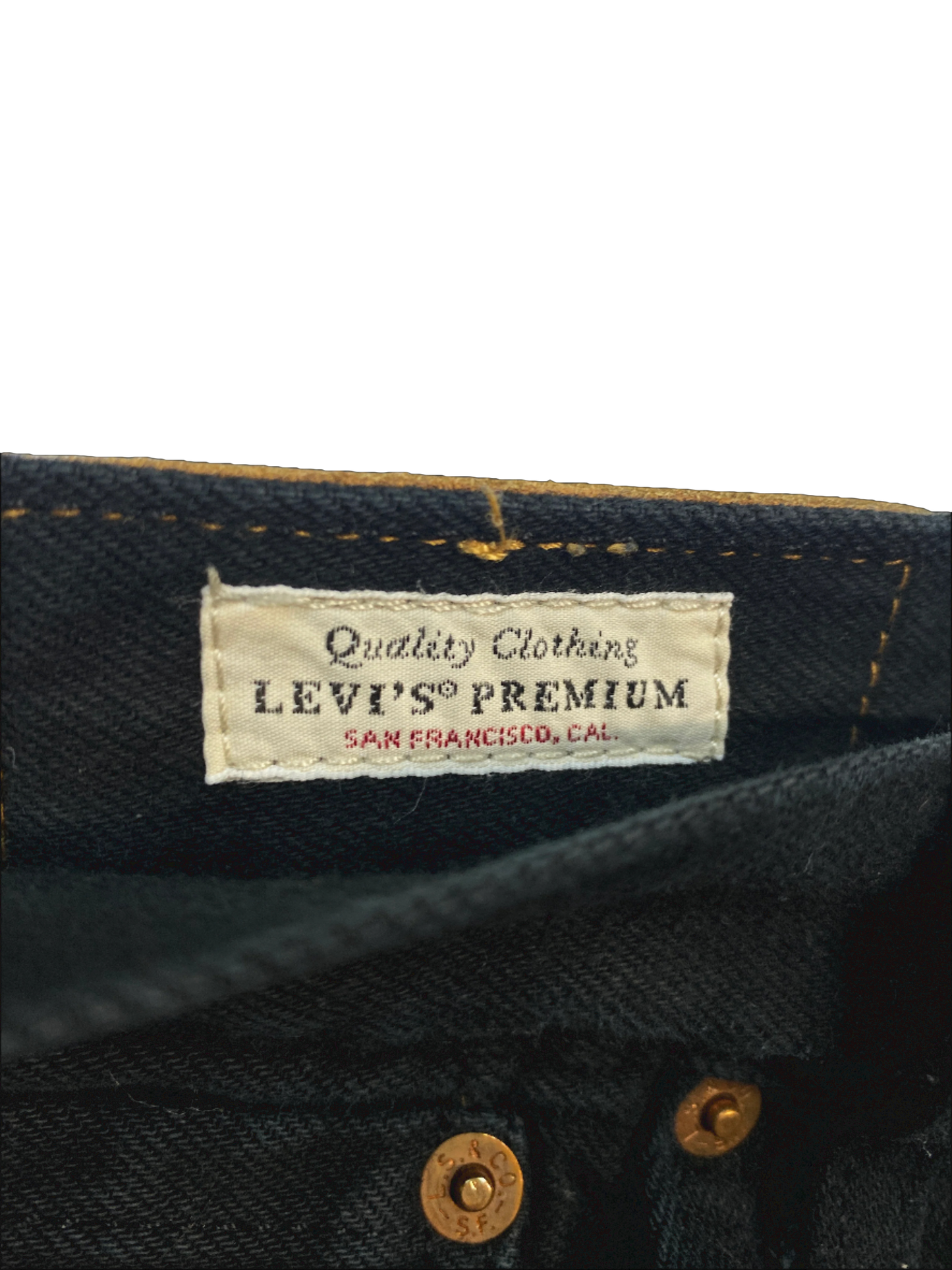 Levis 501 Premium Jeans Black