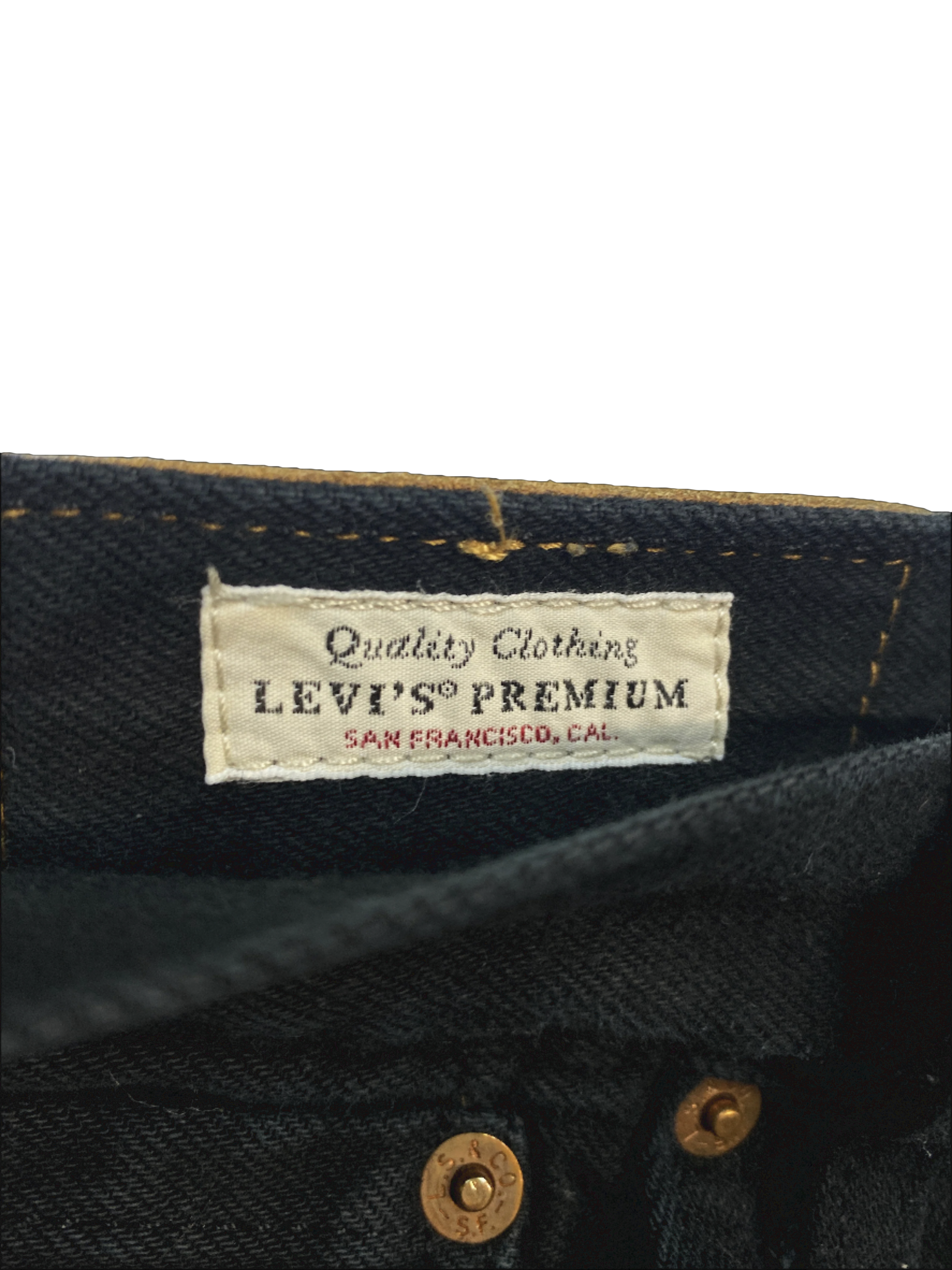 Levis 501 Premium Jeans Black