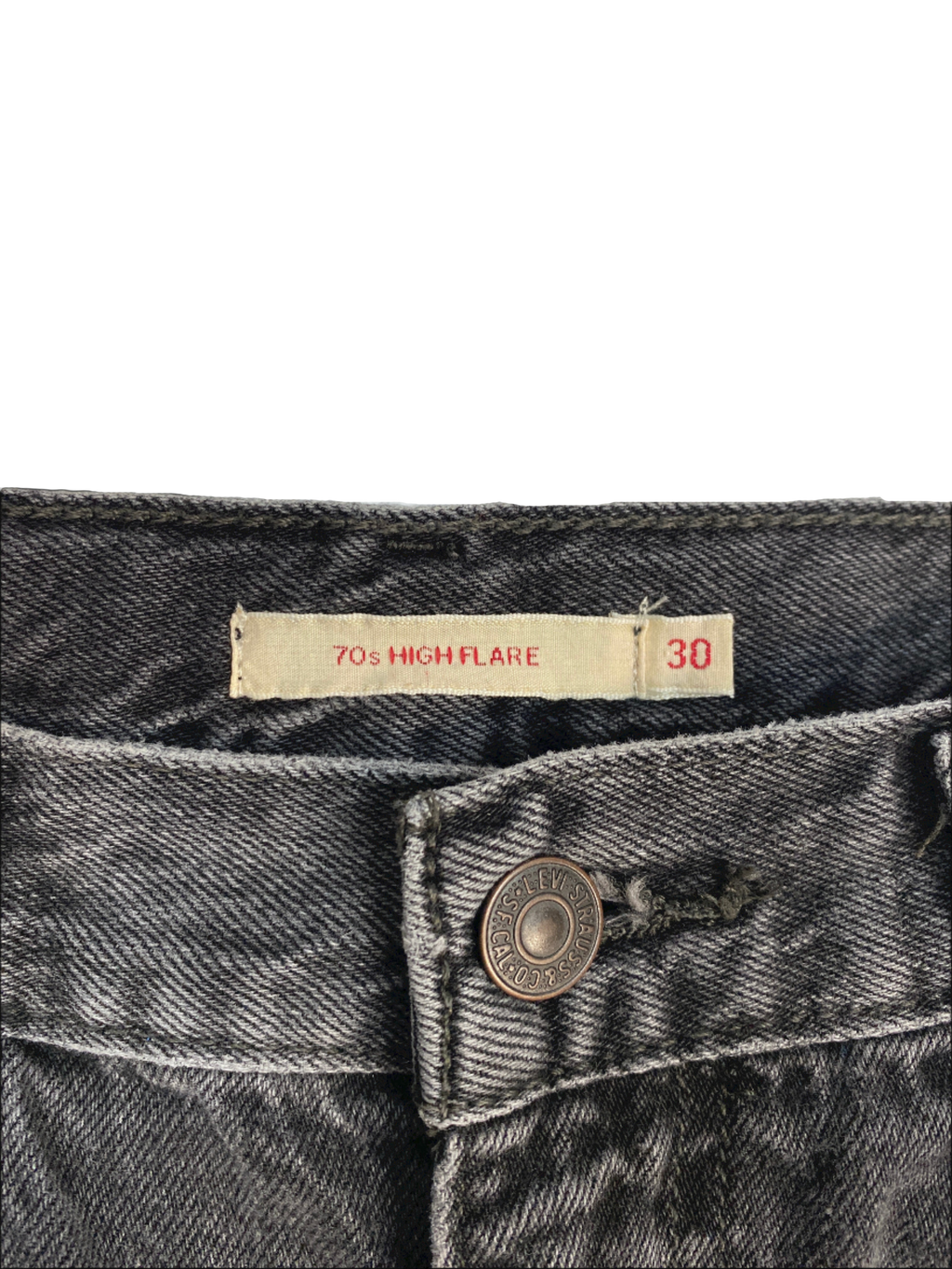 Levis Premium 70's Flare Jeans Grey