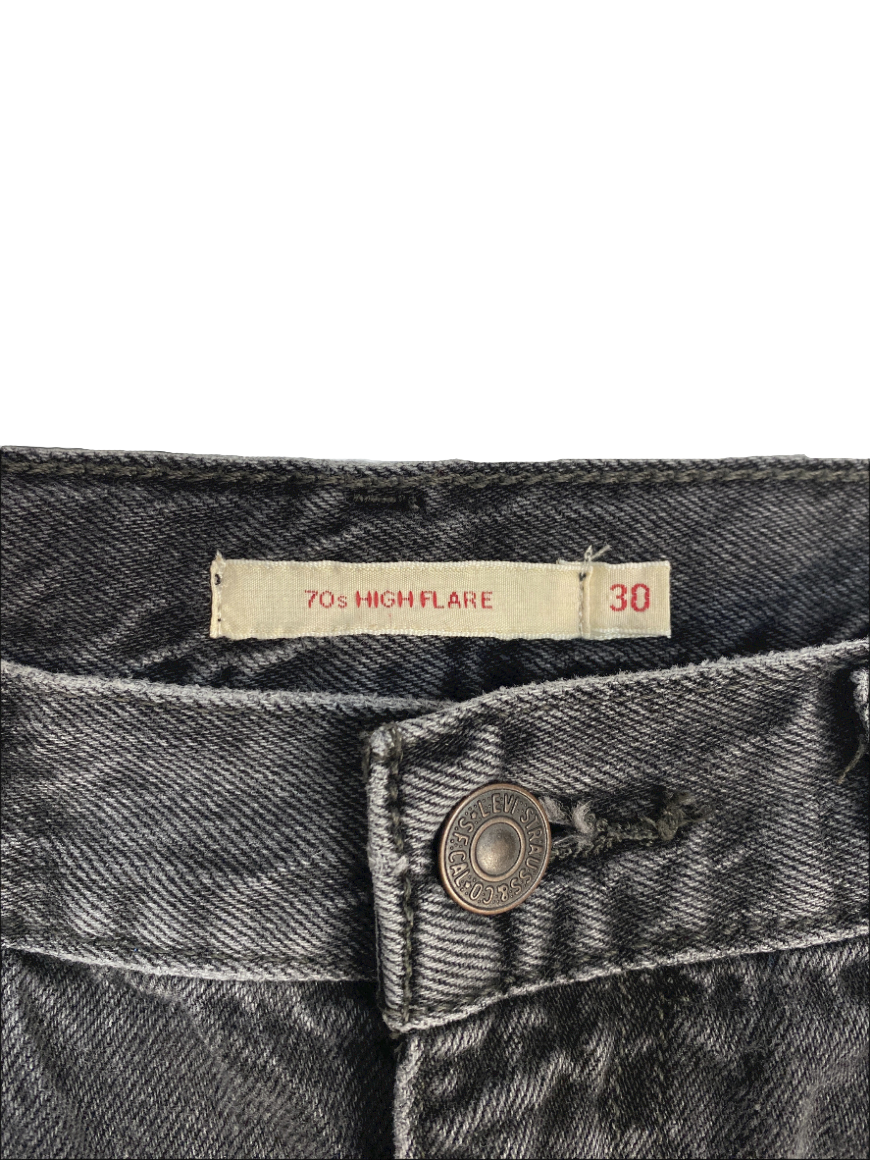 Levis Premium 70's Flare Jeans Grey