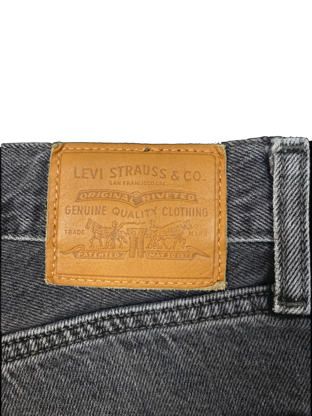 Levis Premium 70's Flare Jeans Grey