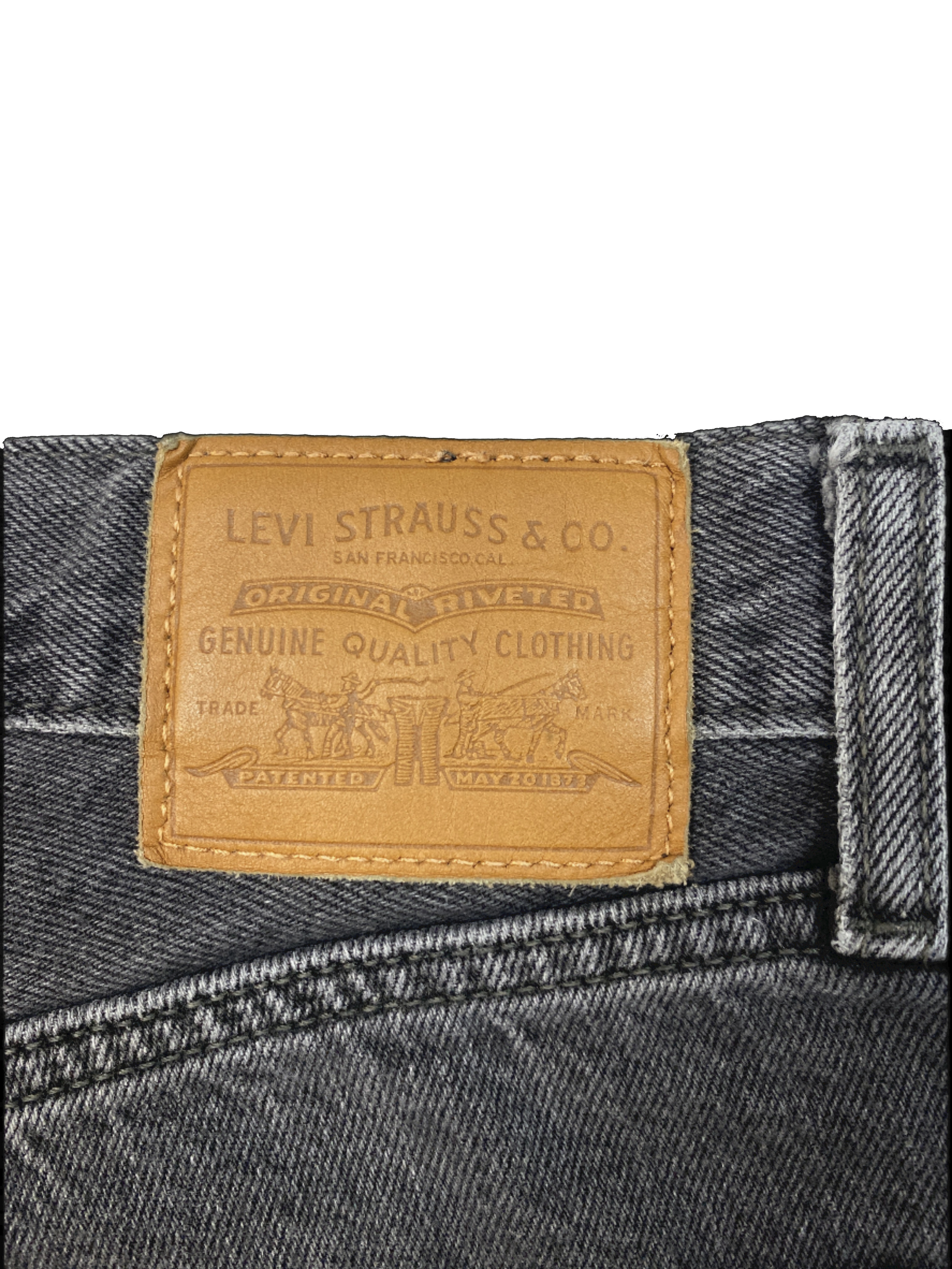 Levis Premium 70's Flare Jeans Grey
