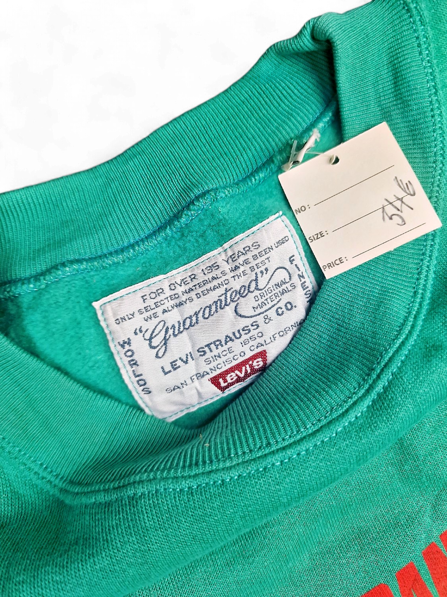 Vintage Levi's Green Sweatshirt