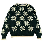 Vintage Snowflake Knit Sweater