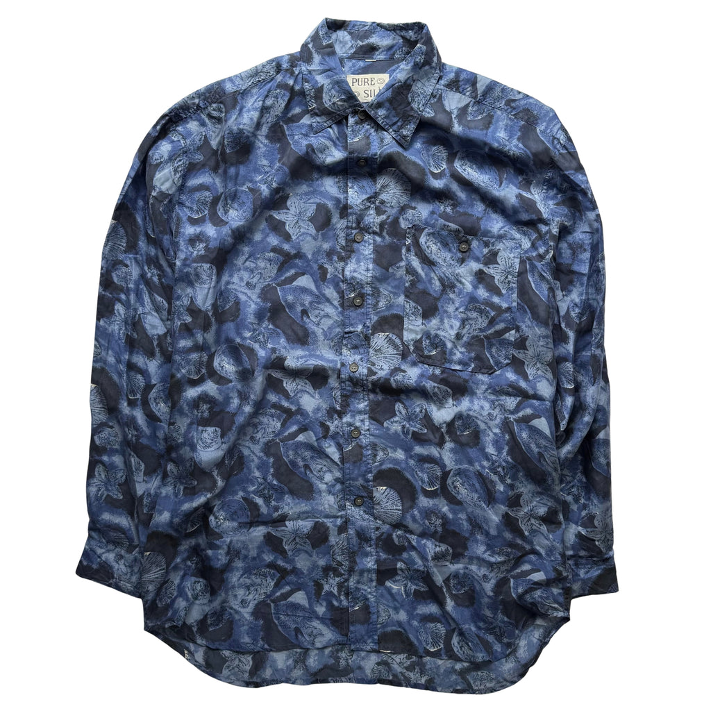 Abstract Silk Shirt