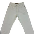 Mustang Straight Leg Jeans – White