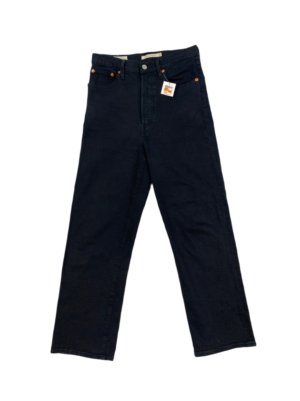 Levis Ribcage Straight Premium Jeans Black