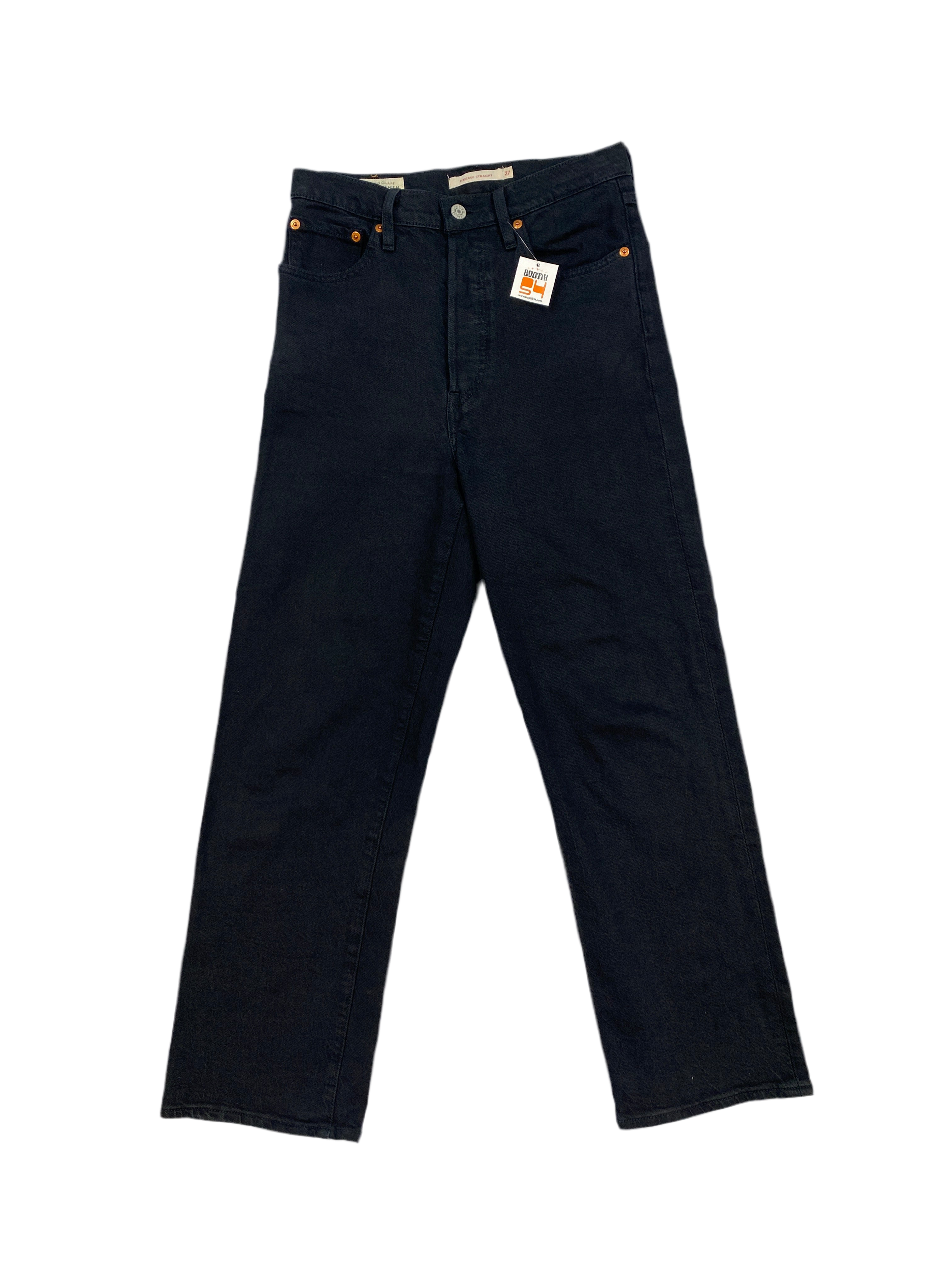 Levis Ribcage Straight Premium Jeans Black