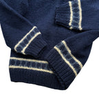 Handmade-Style Icelandic Nordic Pattern Wool Sweater