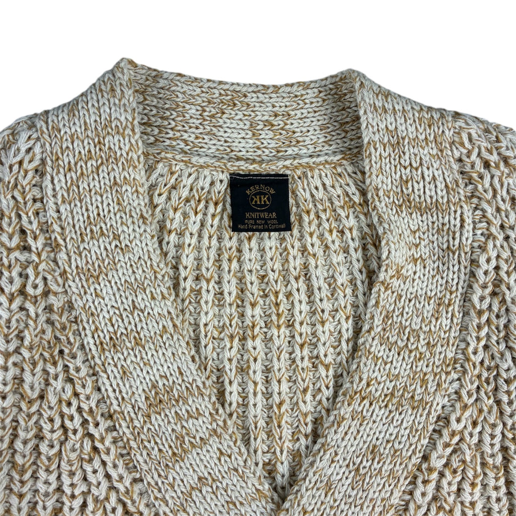 Kernow Button-Up Classic Knit Sweater