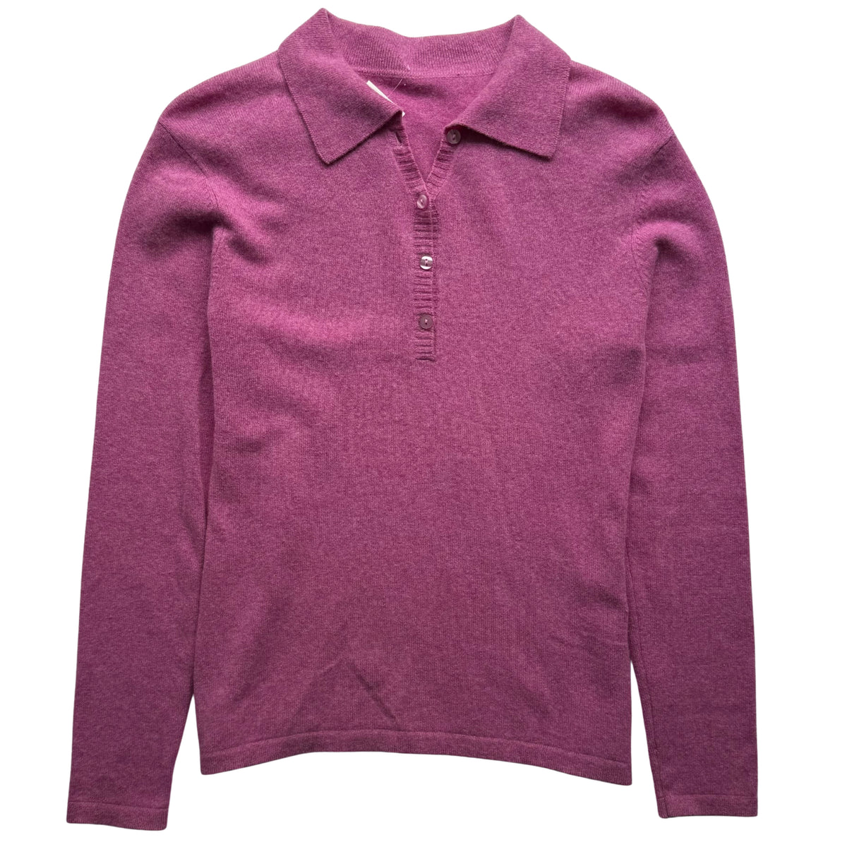 Cashmere Collared Knit Sweater