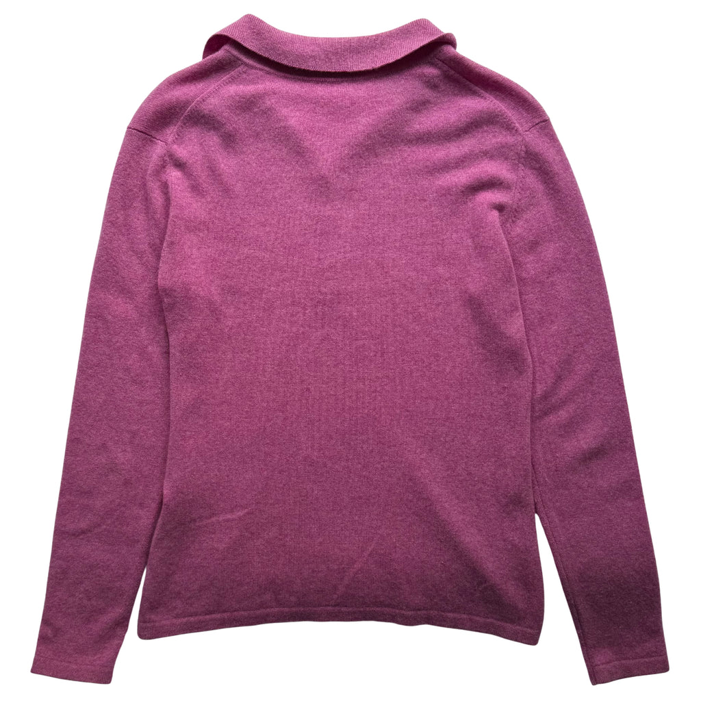 Cashmere Collared Knit Sweater