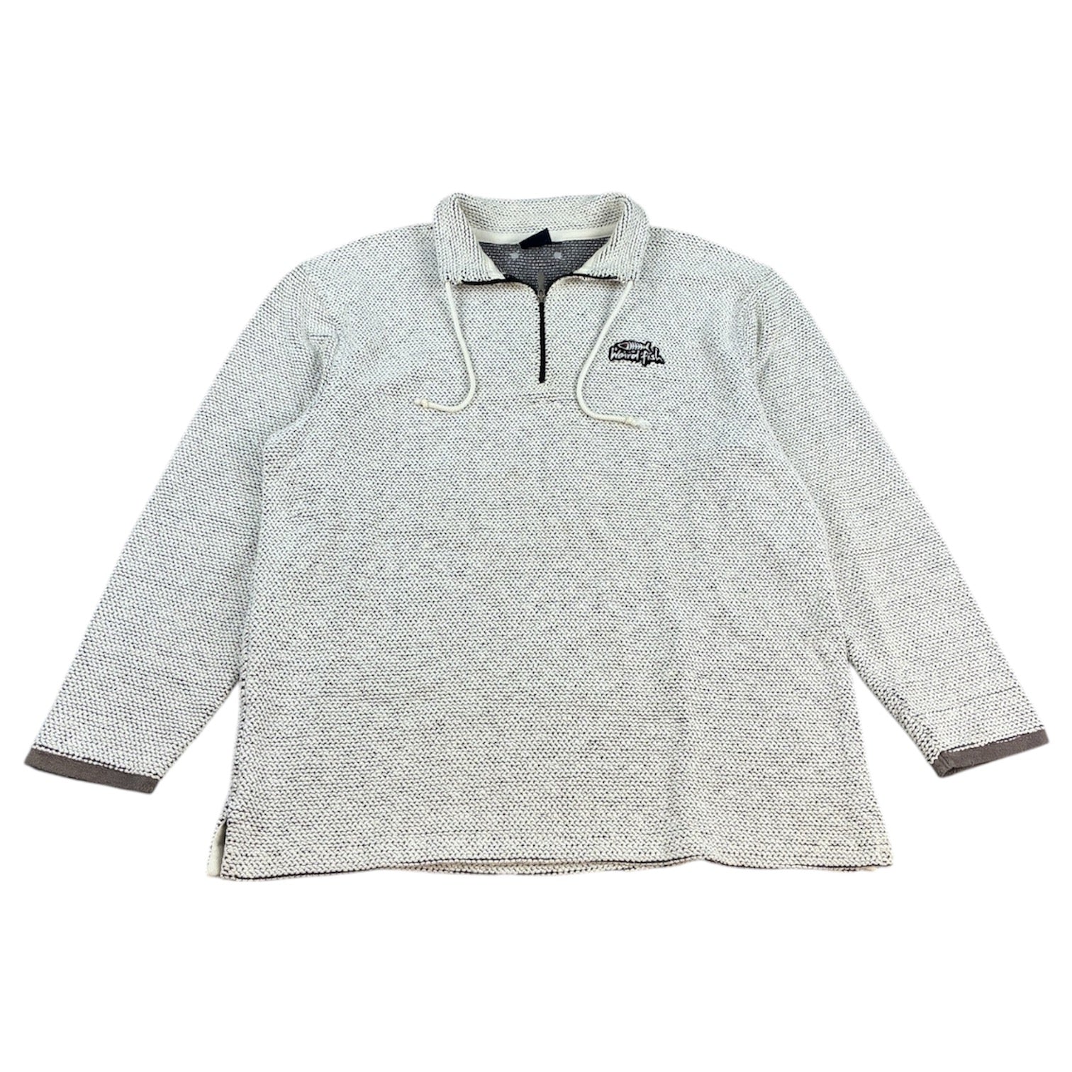 Weird Fish Vintage Quarter-Zip Knit