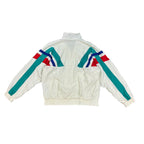 White Adidas Light Jacket with Colorful Details