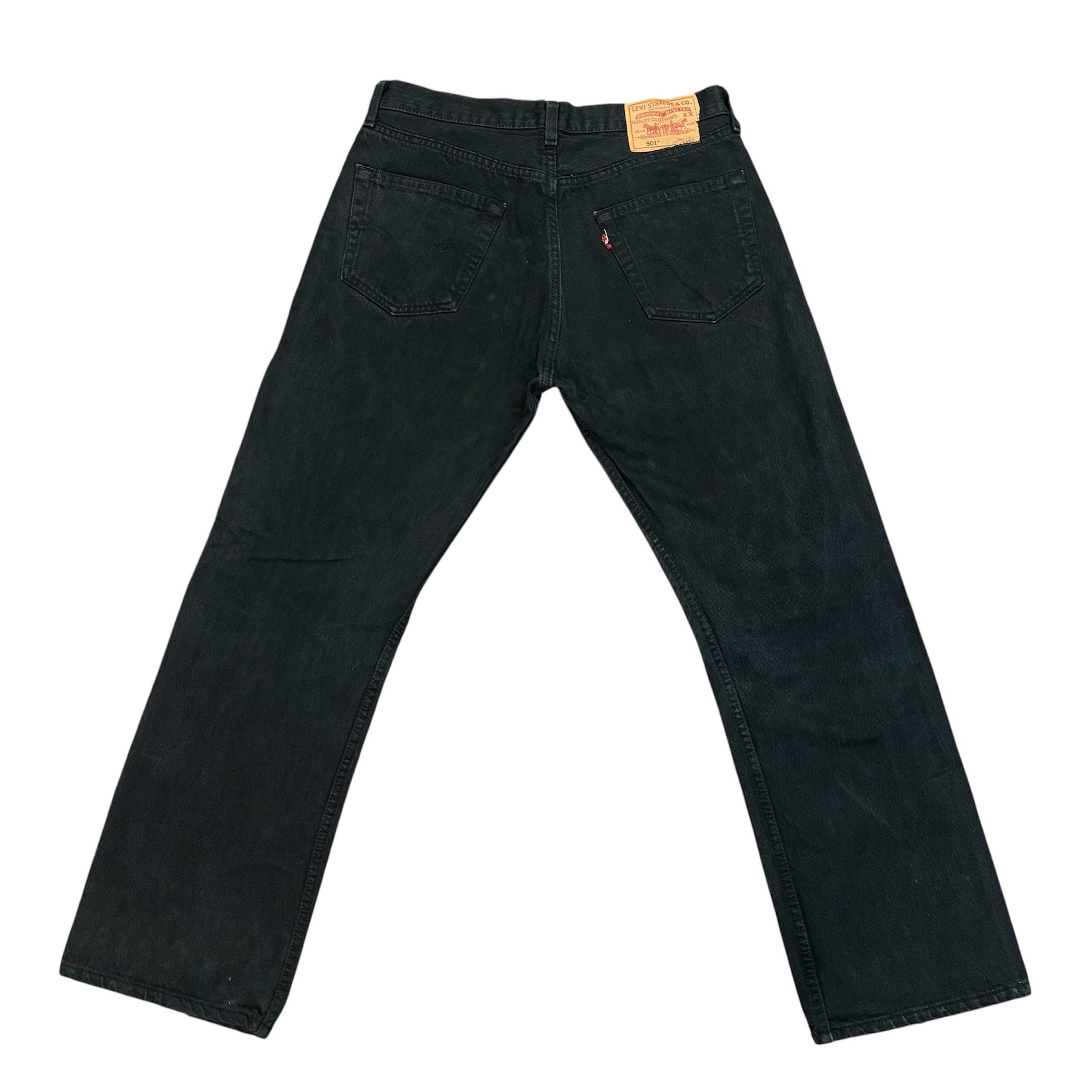 Levi‘s 501 Straight Leg Jeans – Deep Black Wash