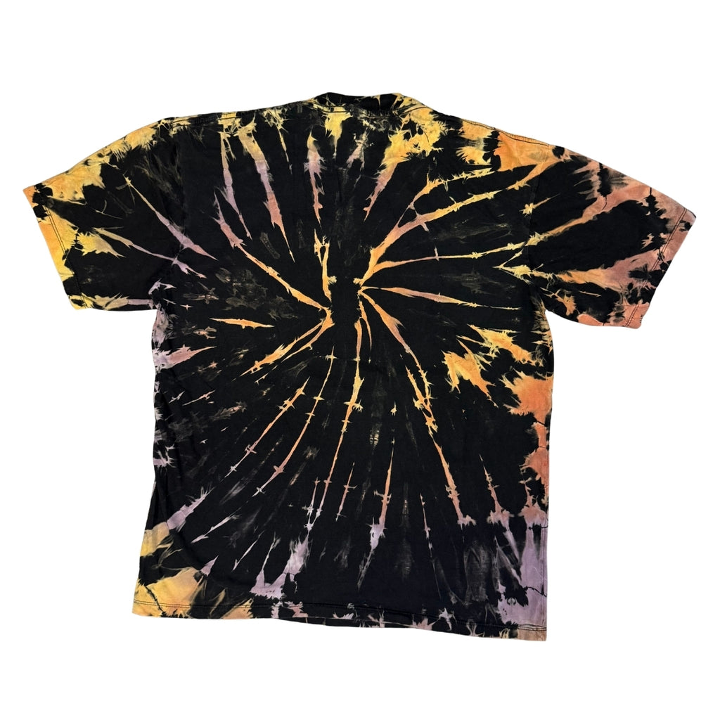 Harley-Davidson Black Tie-Dye Flame Logo T-Shirt