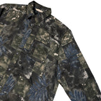 Abstract Leaf Print Shirt