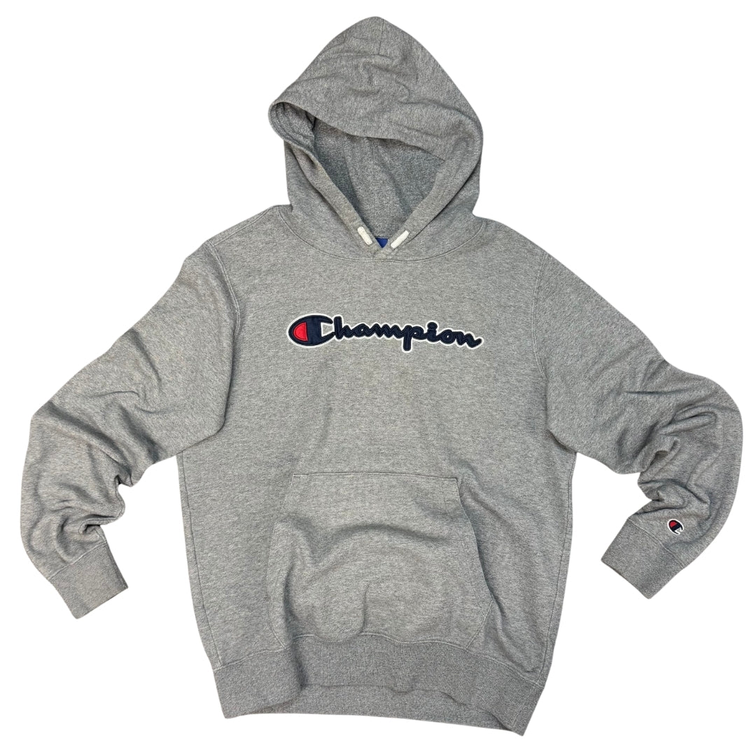 Champion Grey Logo Hoodie