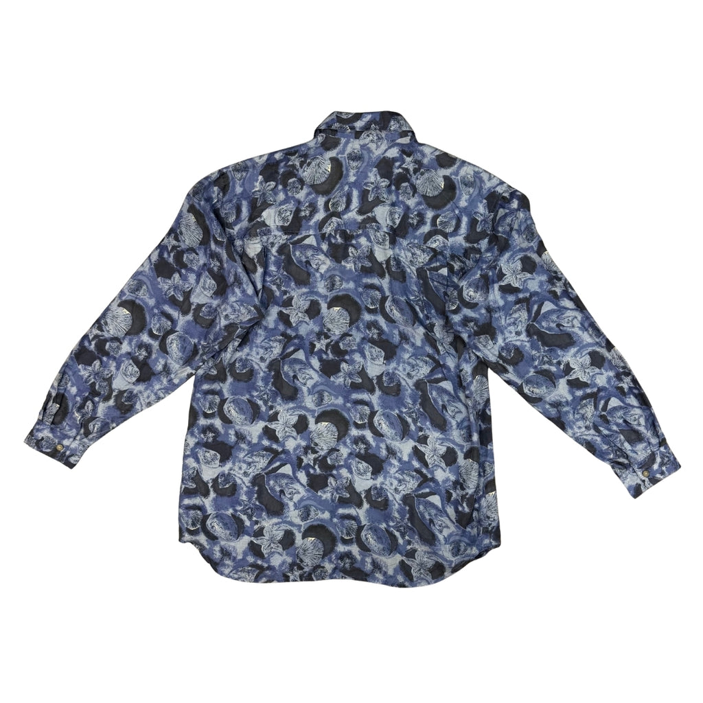 Abstract Silk Shirt