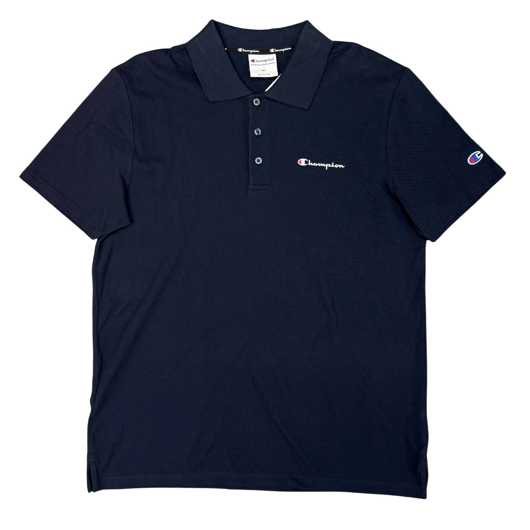 Champion Navy Script Polo Shirt