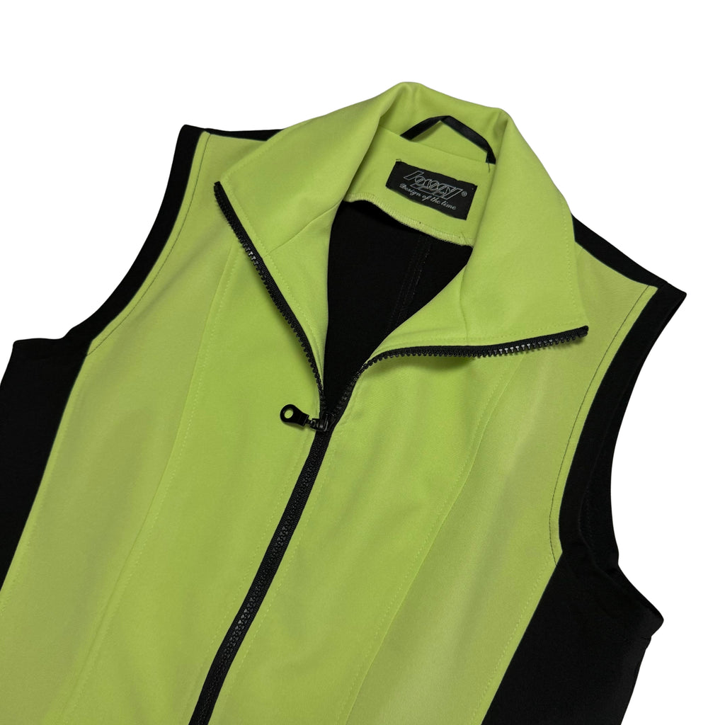 Sleeveless Zip-Up Vest
