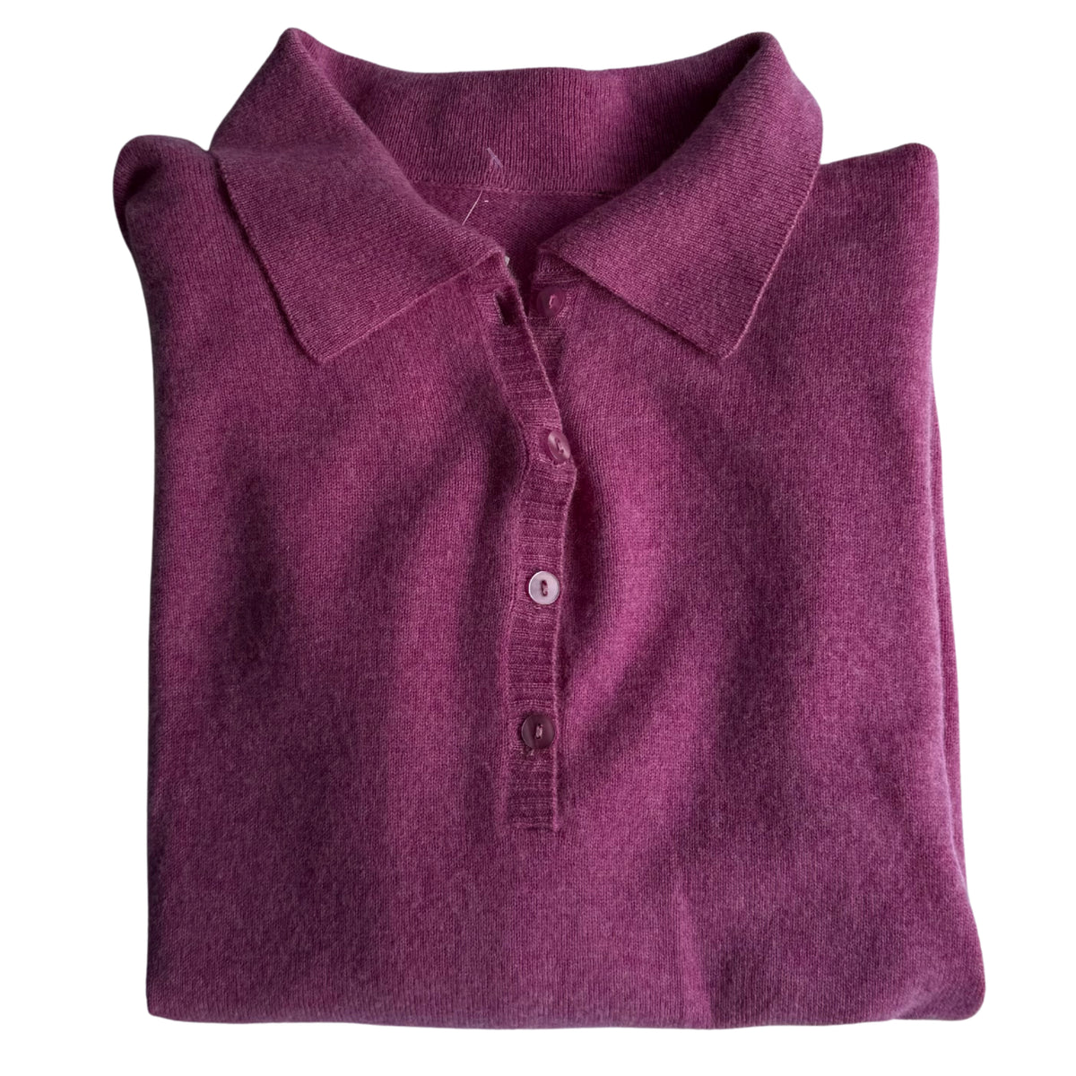 Cashmere Collared Knit Sweater
