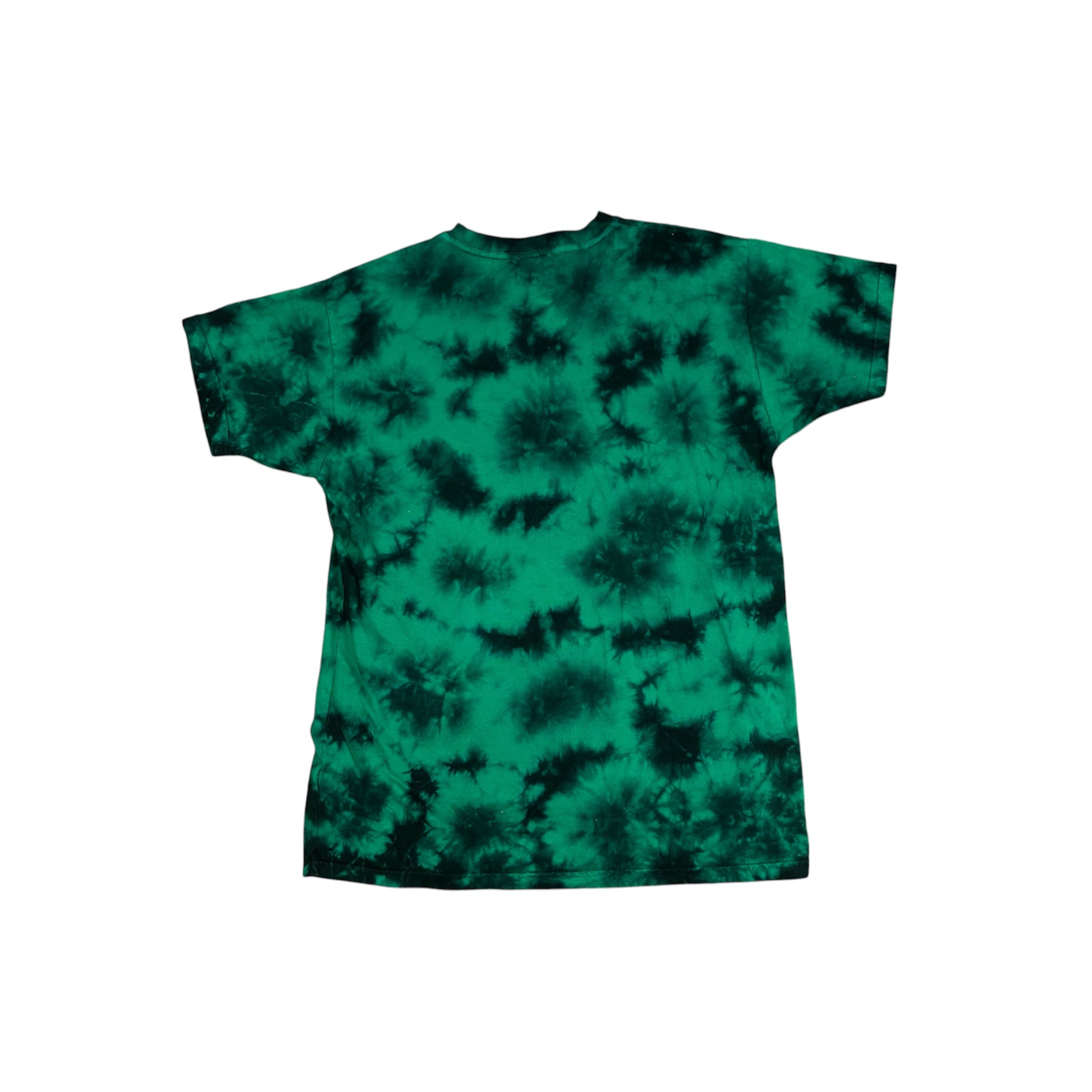 Green/Black Tie-Dye T-Shirt with Koala Print