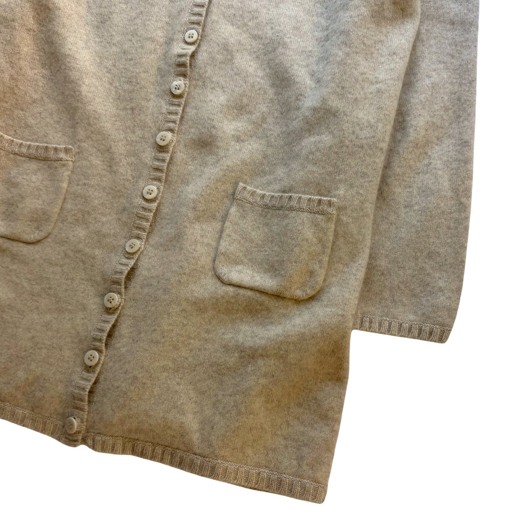 Cashmere Button-Up Cardigan