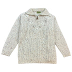 Country Blue Vintage Knit Quarter-Zip