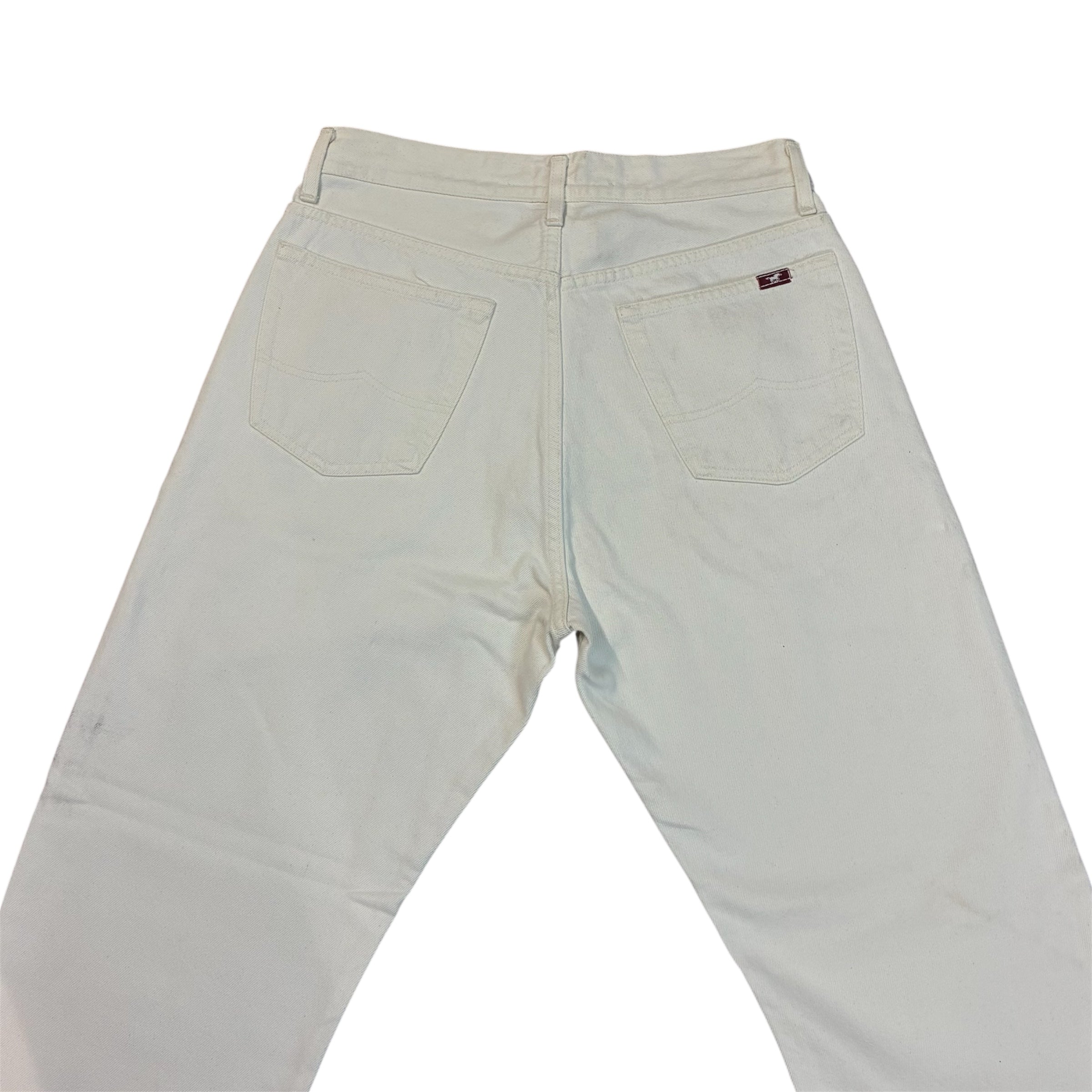 Mustang Straight Leg Jeans – White