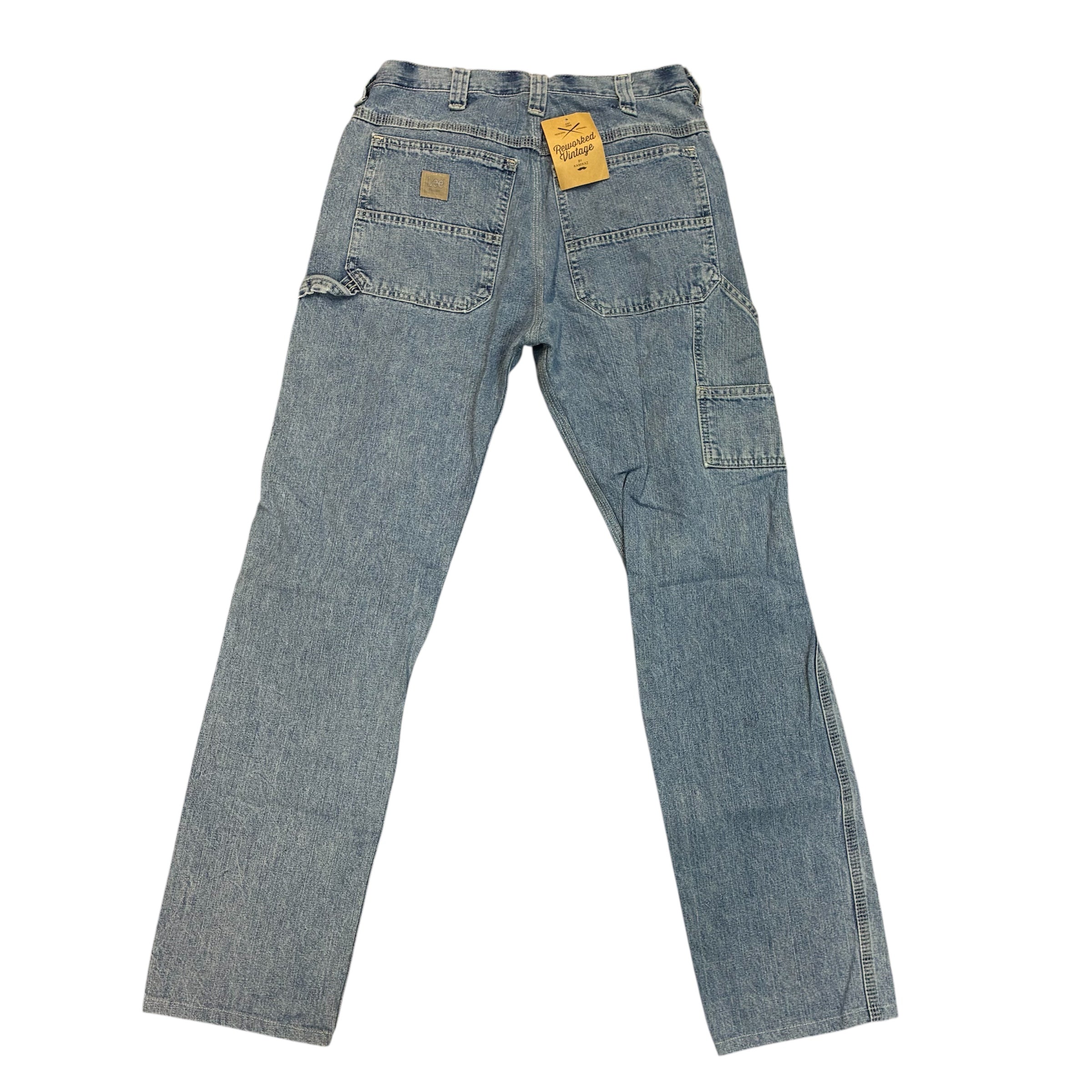 Vintage Reworked Lee Carpenter Jeans – Light Blue Wash