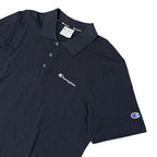 Champion Navy Script Polo Shirt