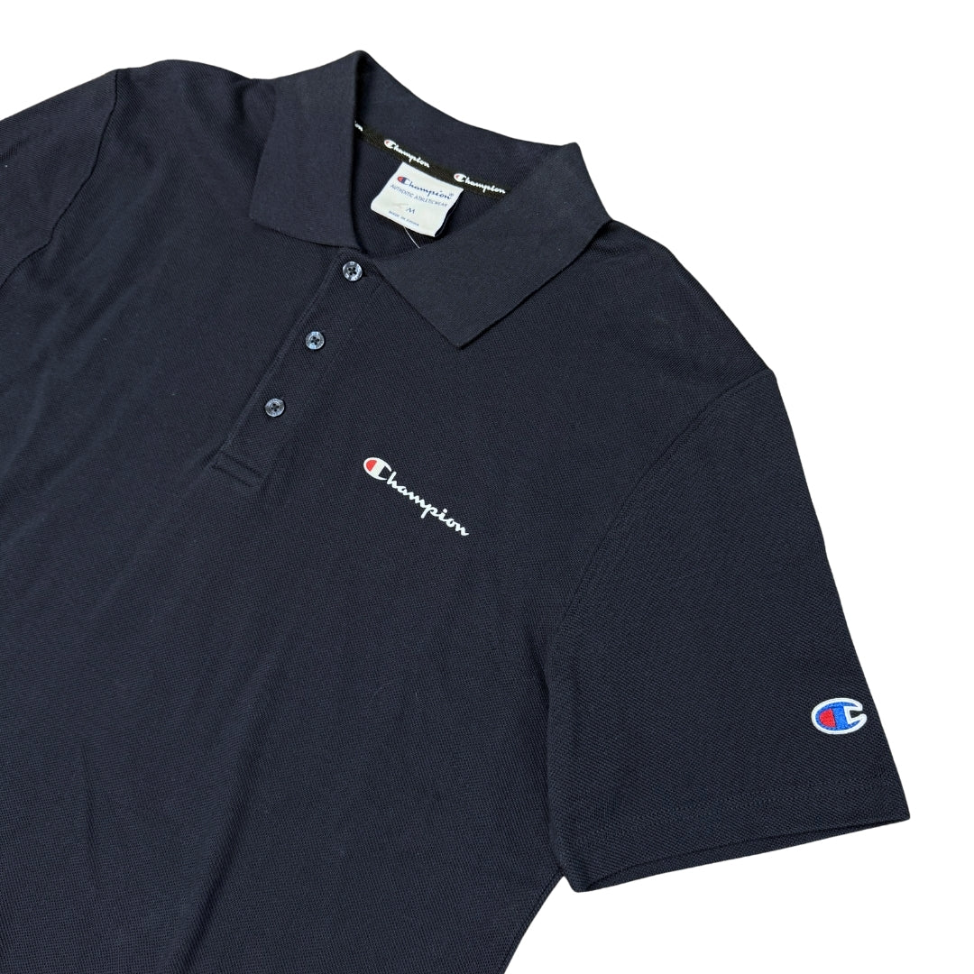 Champion Navy Script Polo Shirt