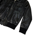 Leather Bomber Jacket