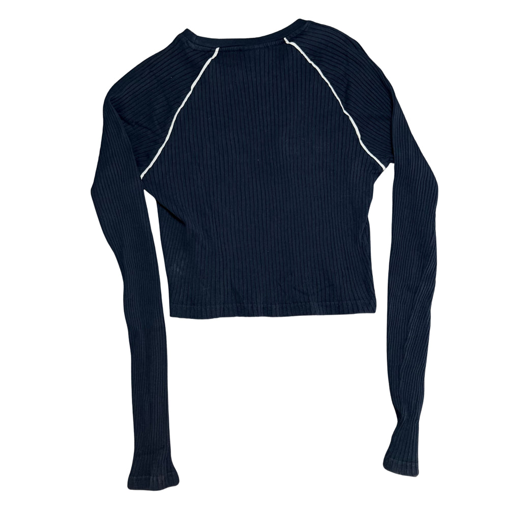 Ribbed Long Sleeve Crop Top