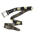 Silver Mesh Beaded Belt