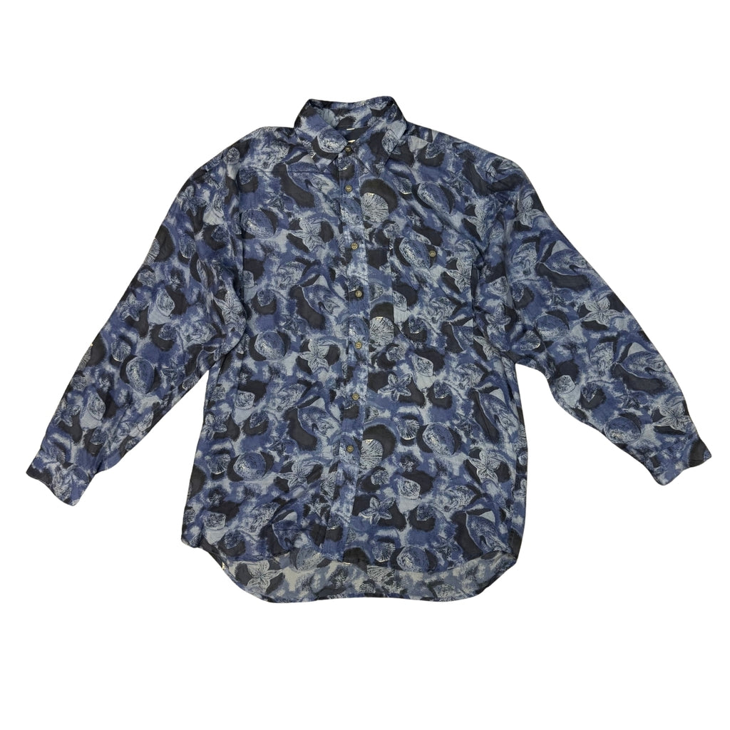Abstract Silk Shirt