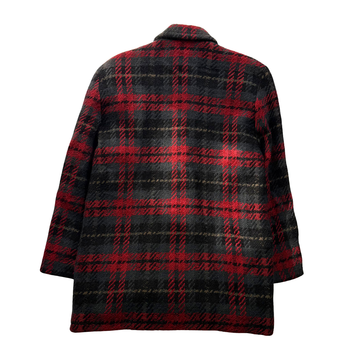 Tartan Double-Breasted Coat