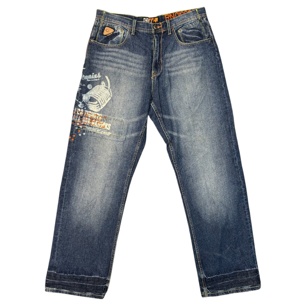 Akademiks Printed Y2K Denim