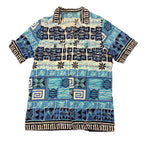 Blue Pattern Hawaii Shirt