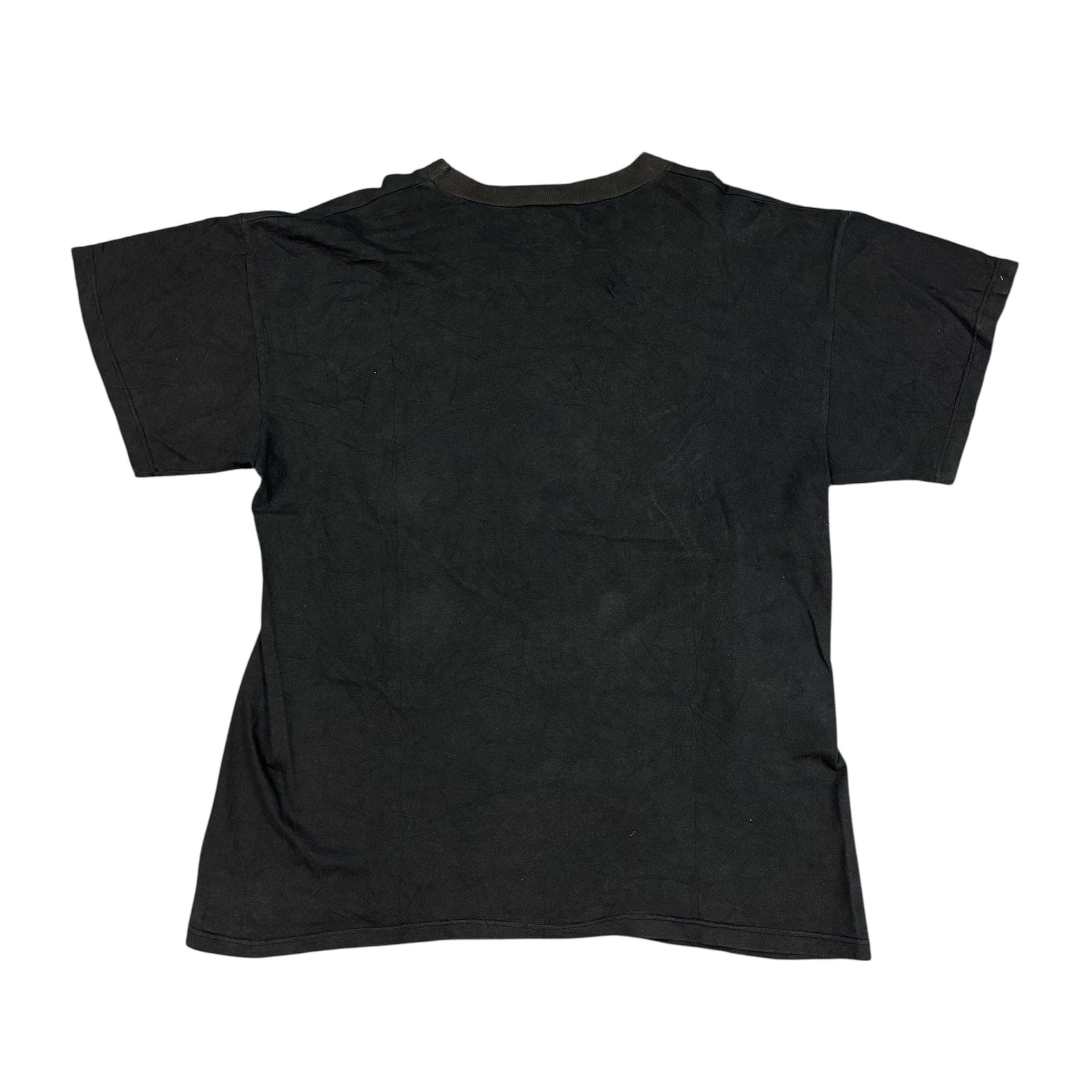 Retro Ibiza Island Black T-Shirt
